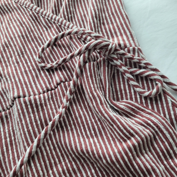 Ribbed midi wrap dress, size small - Picture 7 of 9